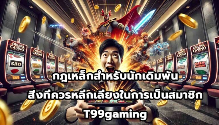 กฎเหล็กสำหรับนักเดิมพัน สิ่งที่ควรหลีกเลี่ยงในการเป็นสมาชิก T99gaming-2